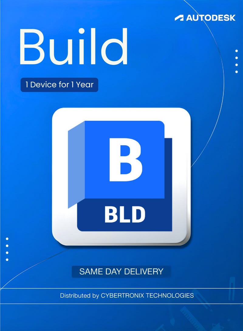 Autodesk Build ( Commercial Version )  | 1 Device for 1 Year | Digital License | SAME DAY DELIVERY