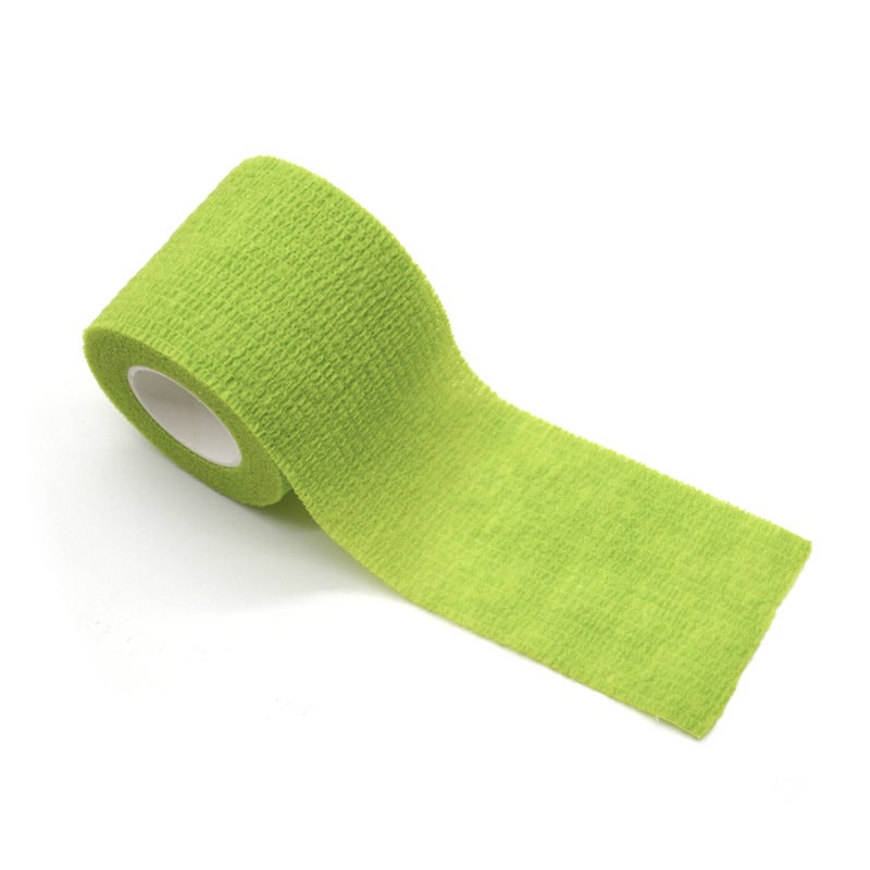 Generic Spider Silk Factory Protection Direct Supply Non-woven Tape Self-adhesive Bandage Outdoor Sports Multifunctional Non-slip Elastic Bandage Green