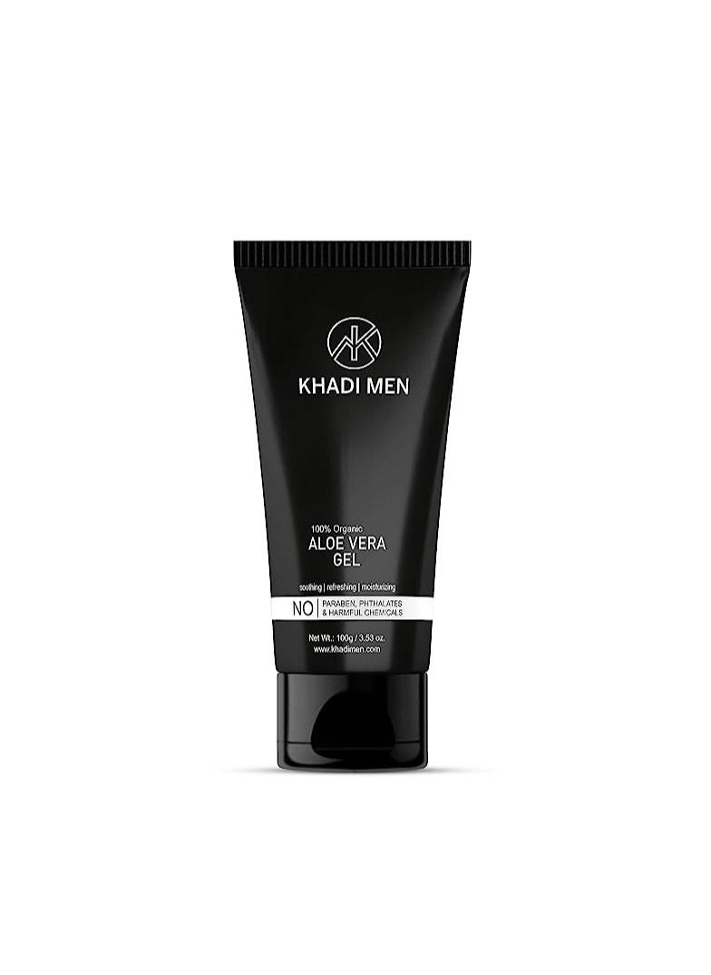 KHADI MEN Khadi Men Aloe Vera Gel For Face 100ML  - Image 1