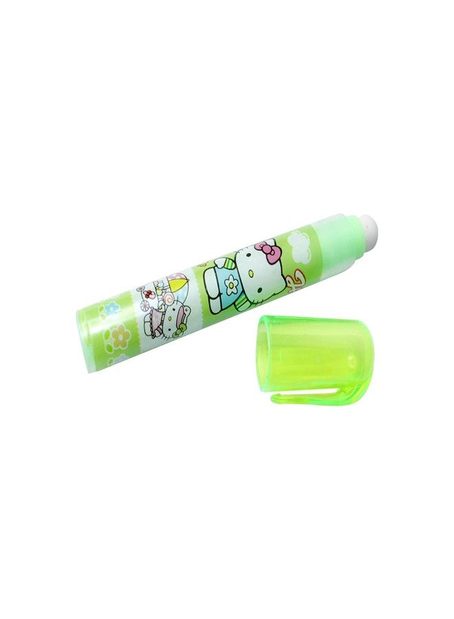 Kabello Stacking Pen Style Rubber Eraser for School Kids and Home Use Stationary 2 Pcs Multi Color Pack of 1 - Image 2