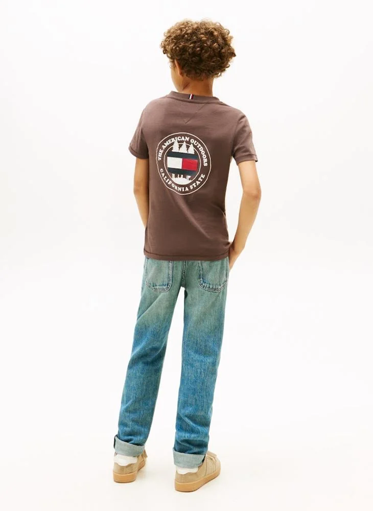 تومي هيلفيغر Kids Circle Graphic T-Shirt