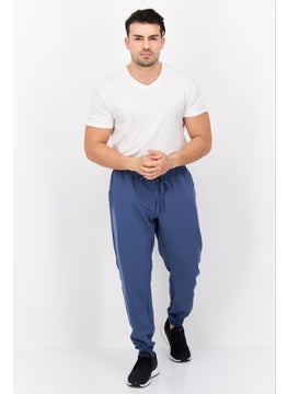 Legend Men Comfort Fit Drawstring Training Sweatapants, Vintage Blue  - Image 4