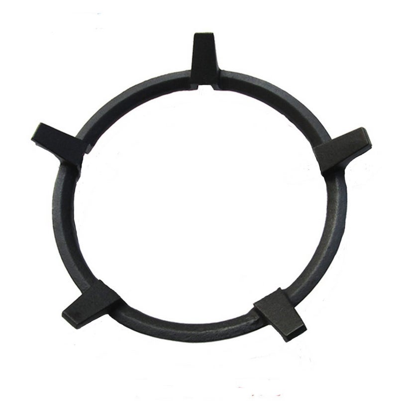 Rluii Wok RingNon Slip Black Cast Iron Stove Trivets for Kitchen Wok Support Ring Cooktop Range Pan Holder Stand Stove Rack Milk Pot Holder for Gas Hob  Gas Stove accessories 