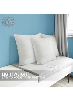 Hotel Linen Klub حزمة حشو الوسائد مكونة من 3 قطع - القماش: غير منسوج، الحشو 300 جرام من الألياف غير السيليكونية - الحجم: 40 × 40 سم  - Image 4