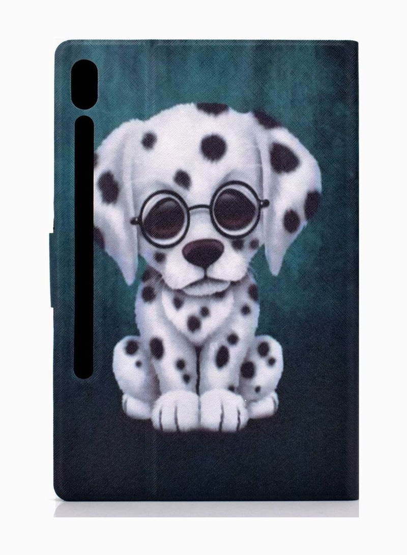 Y&D Tablet Case, For Galaxy Tab S6 10.5 Case (SM-T860) Multi-Angle Viewing Stand Smart Auto Sleep/Wake Protective Cover with Magnetic Clasp for Tablet- Dalmatian - Image 2