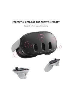 Y&D VR Shell Cover Skin for Quest 3 Headset Accessories, Silicone Protector Headsets, Anti Scratch Dust Shock  - Image 2