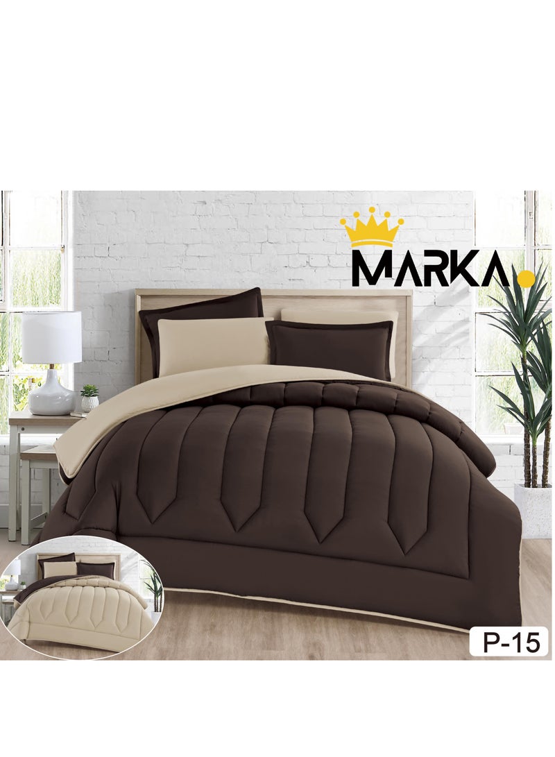 MARKA Plain double-sided comforter, 6 pieces, size 230 x 250 cm - Image 1