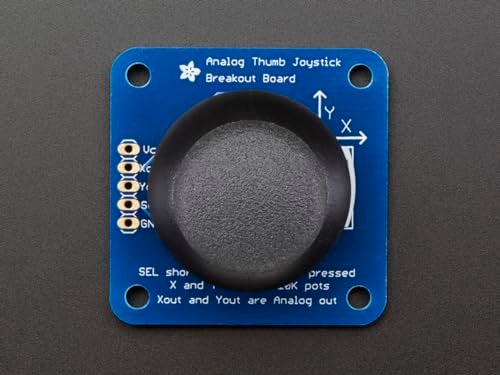 Adafruit Analog 2-axis Thumb Joystick with Select Button + Breakout Board [ADA512] - Image 4