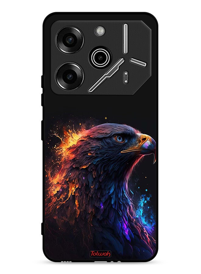 Tolwak Tecno Pova 6 Pro 5G Protective Case Cover Eagle Art - Image 1