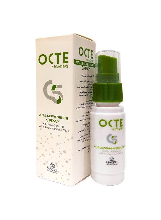 ماكرو أوكتي بخاخ معطر للفم بتأثير مضاد للبكتيريا 30 مل - Image 1