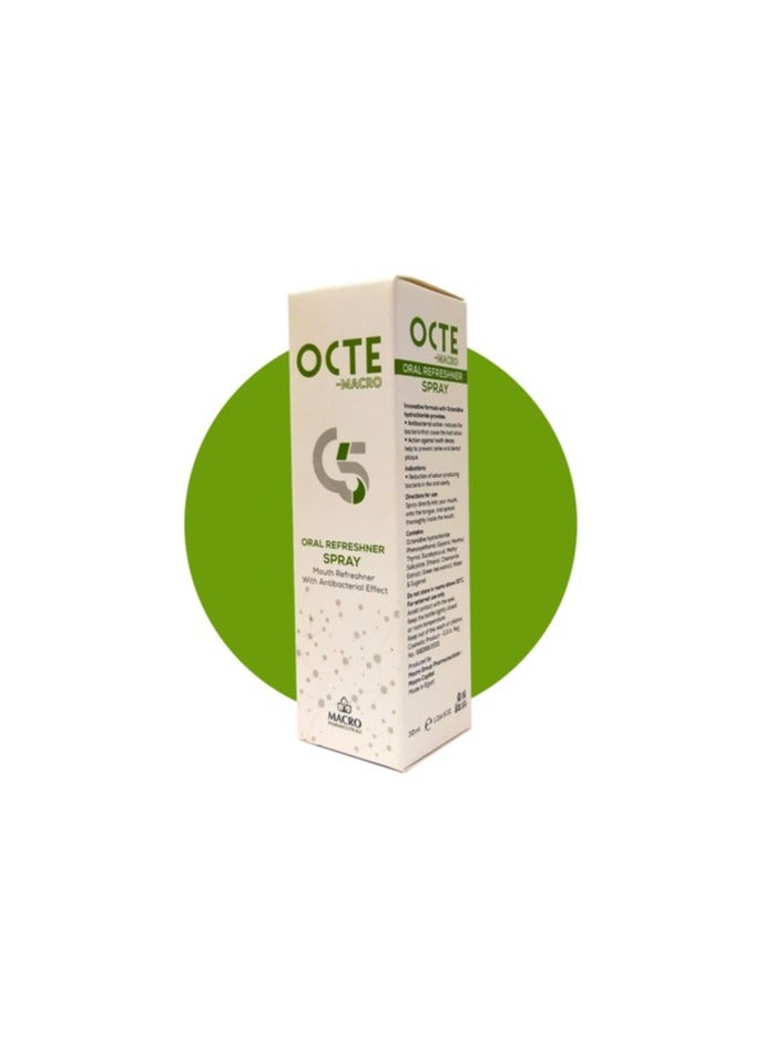 ماكرو أوكتي بخاخ معطر للفم بتأثير مضاد للبكتيريا 30 مل - Image 5