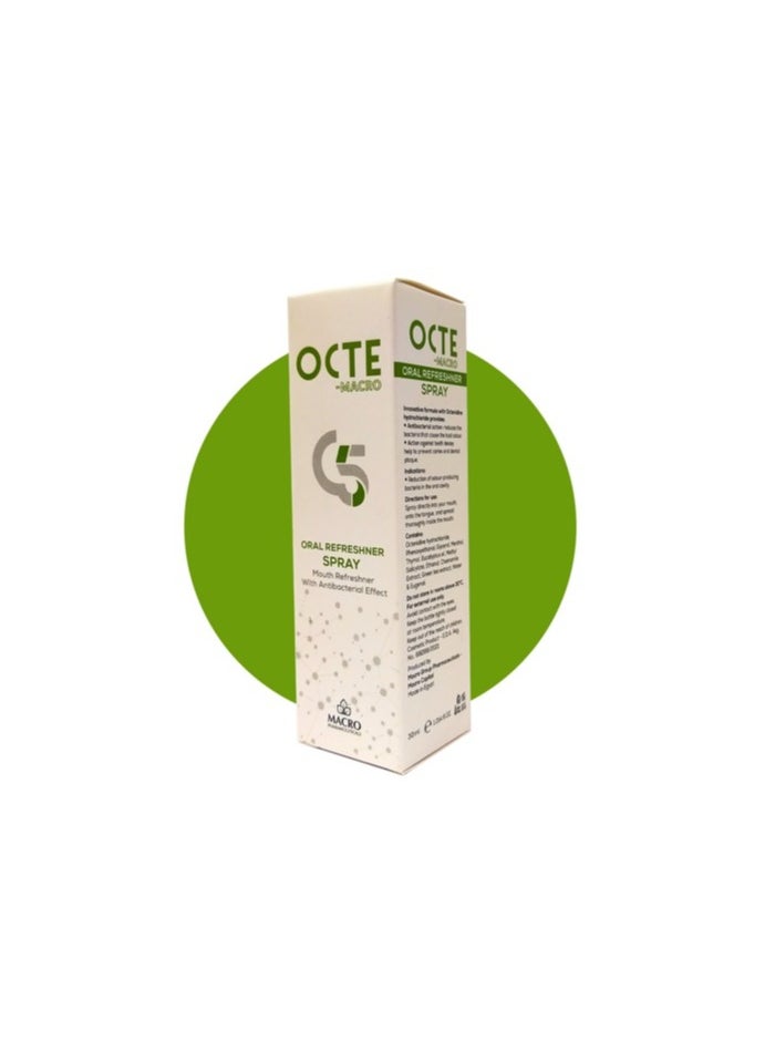 Macro - Octe Oral Refreshner Spray With Antibacterial Effect 30ml - Image 1