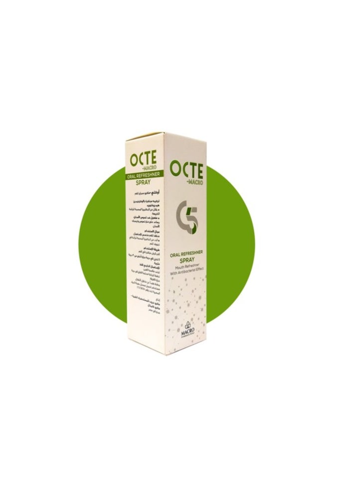 Macro - Octe Oral Refreshner Spray With Antibacterial Effect 30ml - Image 1