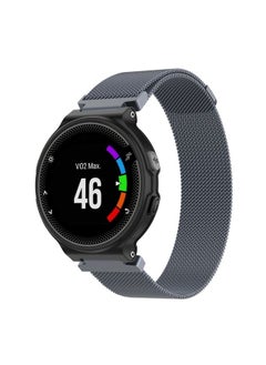 Replacement Strap Milanese Watch Band for Garmin Forerunner 235 22cm Grey