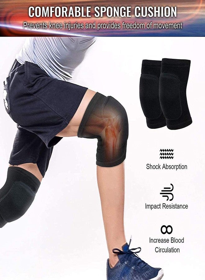serveuttam Knee Pad for Men Women - Dancing Knee Pads Easy to Wear | Heavy front Padding to Protect from Injuries | Knee pad for Dance Yoga Riding Cycling Skating (Black, M) - Image 3