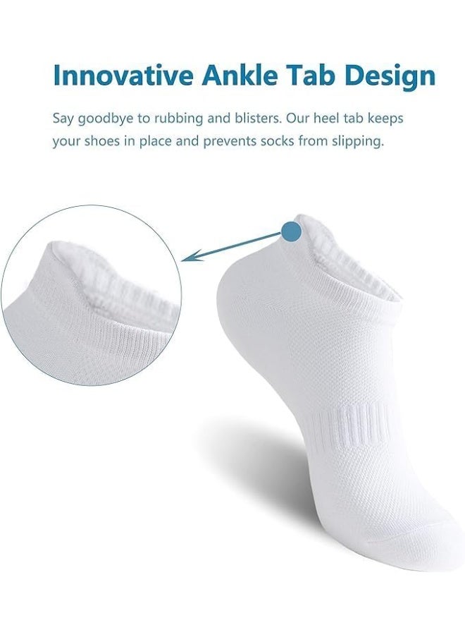 6 أزواج من جوارب الكاحل للنساء، جوارب رياضية منخفضة القطع مع شريط للجري، جوارب رياضية غير مرئية - Image 5