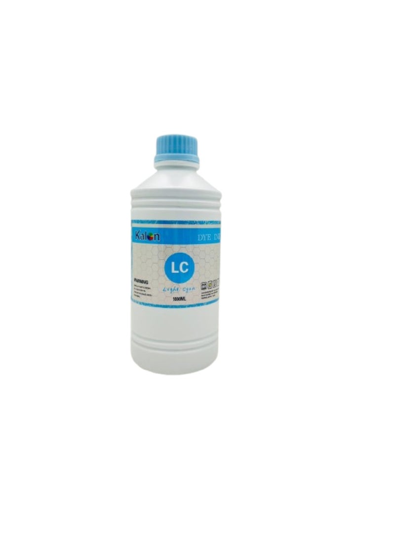 Kalon 1 Liter Universal Compatible Refillable Refill Dye Ink For Ecotank Inkjet Printer Epson {LC}  - Image 1