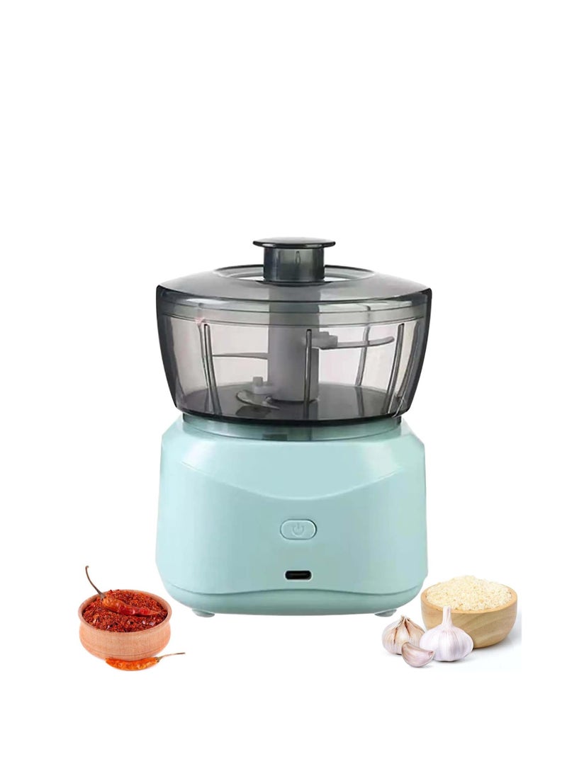 Generic Electric Kitchen Chopper, 350 ml, Mini Electric Onion Chopper, Onion Cutter, Electric Vegetable Cutter, Multi-Chopper, Blender Chopper with 3 Blades, Kitchen Accessories for Vegetables, Fruit  - Image 2