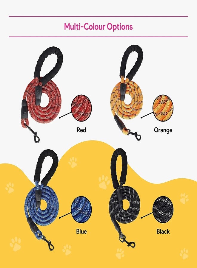 STHITI Pet Dog Leash Dog Rope Strong and Comfortable Suitable for Small Medium and Large Dog Breeds Long Thick Padded Handle Reflective Rope (Dog Walking Rope 4FT) - Image 4