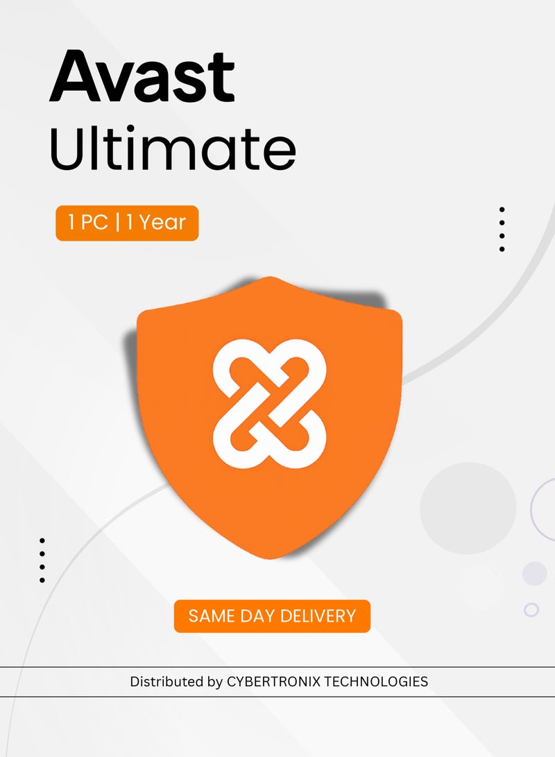 Avast Avast Ultimate | 1 PC for 1 Year | Digital License | SAME DAY DELIVERY