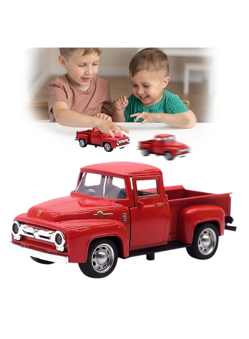 Truck Toys Suitable for Children Aged 1-12 Years Old. The Truck Has a Pull-Back Device and The Door Can be Opened. 1:32 Alloy Children'S Car Toys, Suitable for Birthday Gifts, Cake Decorations, Offi - Image 1