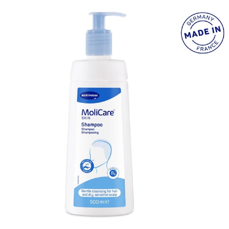 MoliCare Skin Shampoo, gentle nourishing shampoo for dry, sensitive scalp, 500ml