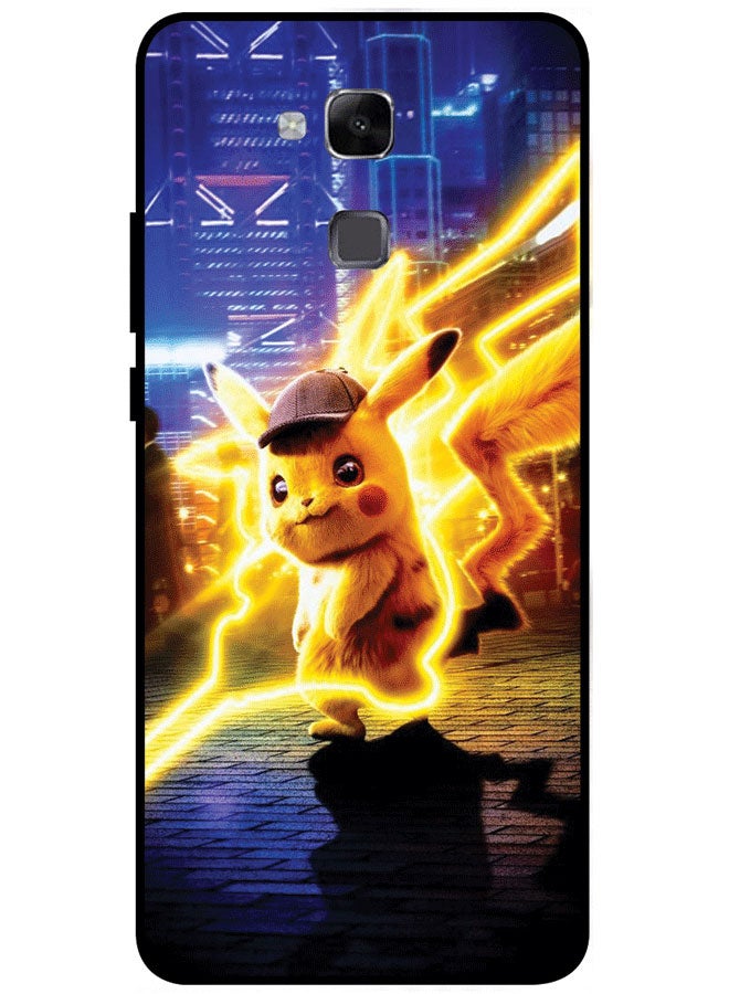 EYE CATCH Protective Case Cover For Huawei Mate 7 Pikachu Multicolor - Image 1