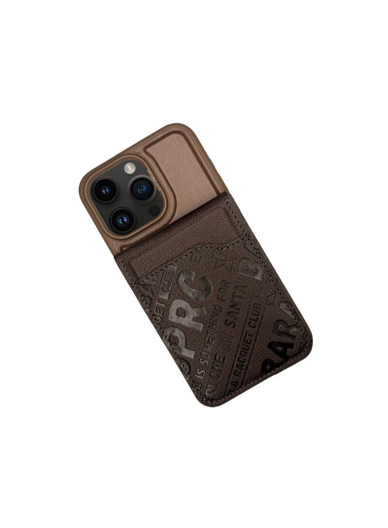 Santa Barbara Polo Santa Barbara Polo Racquet Club iPhone 15 Pro Max Timothy Wallet Stand Cover - Brown - Image 4