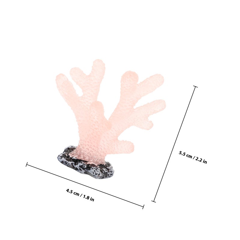 12pcs Simulated Coral Aquarium Small Coral Ornament Fish Decoration - Image 2