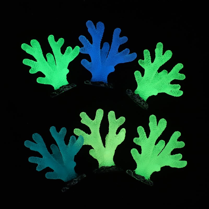 12pcs Simulated Coral Aquarium Small Coral Ornament Fish Decoration - Image 5