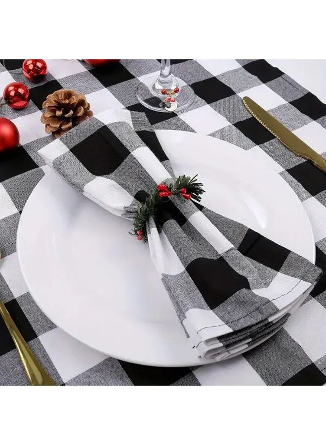 12 Piece Set Reusable Elegant Napkin Rings for Holiday Banquet Table Decorations - Image 5