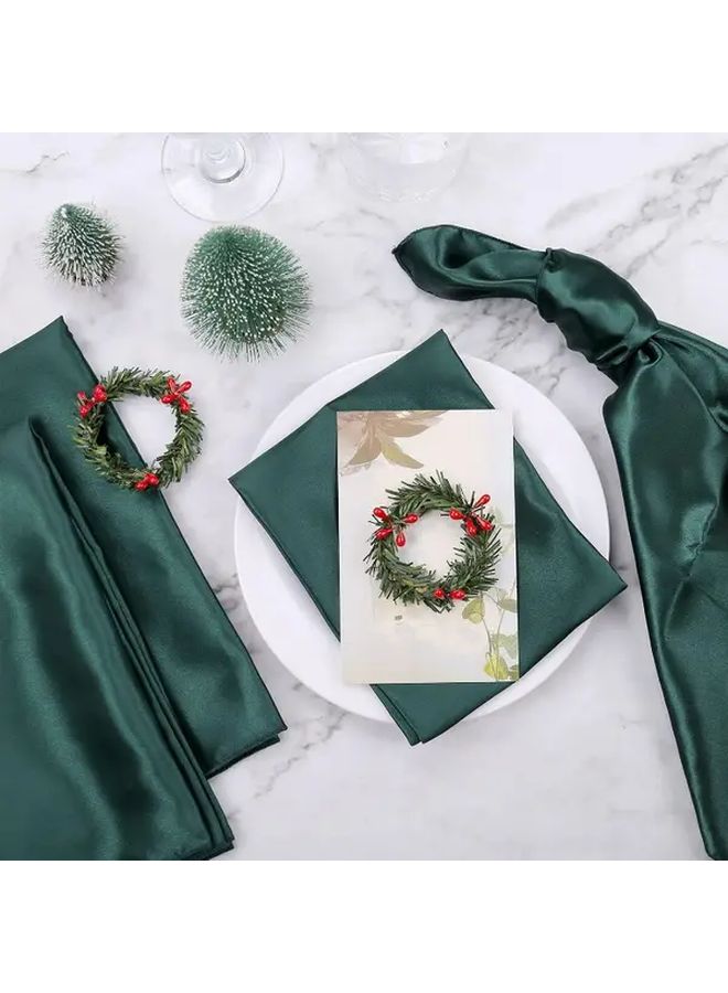 12 Piece Set Reusable Elegant Napkin Rings for Holiday Banquet Table Decorations - Image 4