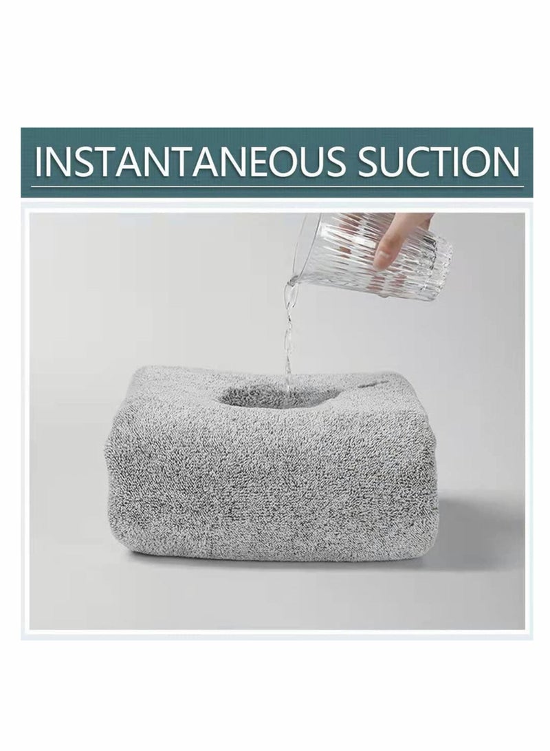 Microfiber Hair Towel Cap,Soft Absorbent Quick Drying Cap for Curly Thick Hair , with Hair Shampoo Brush Scalp Massager for Women Girls-Set of 3 Pcs - Image 5