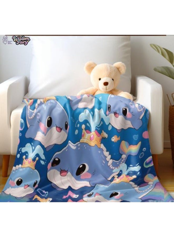 عام Wisdom Fairy (أحدث) بطانية رقيقة من الفانيلا (دافئة ومريحة، ومناسبة للنوم، واستخدام اللعبة، وإزالة الغبار والرمل) 150 سم * 200 سم - 33 - Image 1