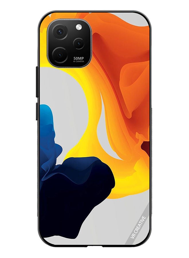 VR CREATIVE Protective Case Cover For Huawei Nova Y61 Fluid Color Layers Design Multicolour - Image 1