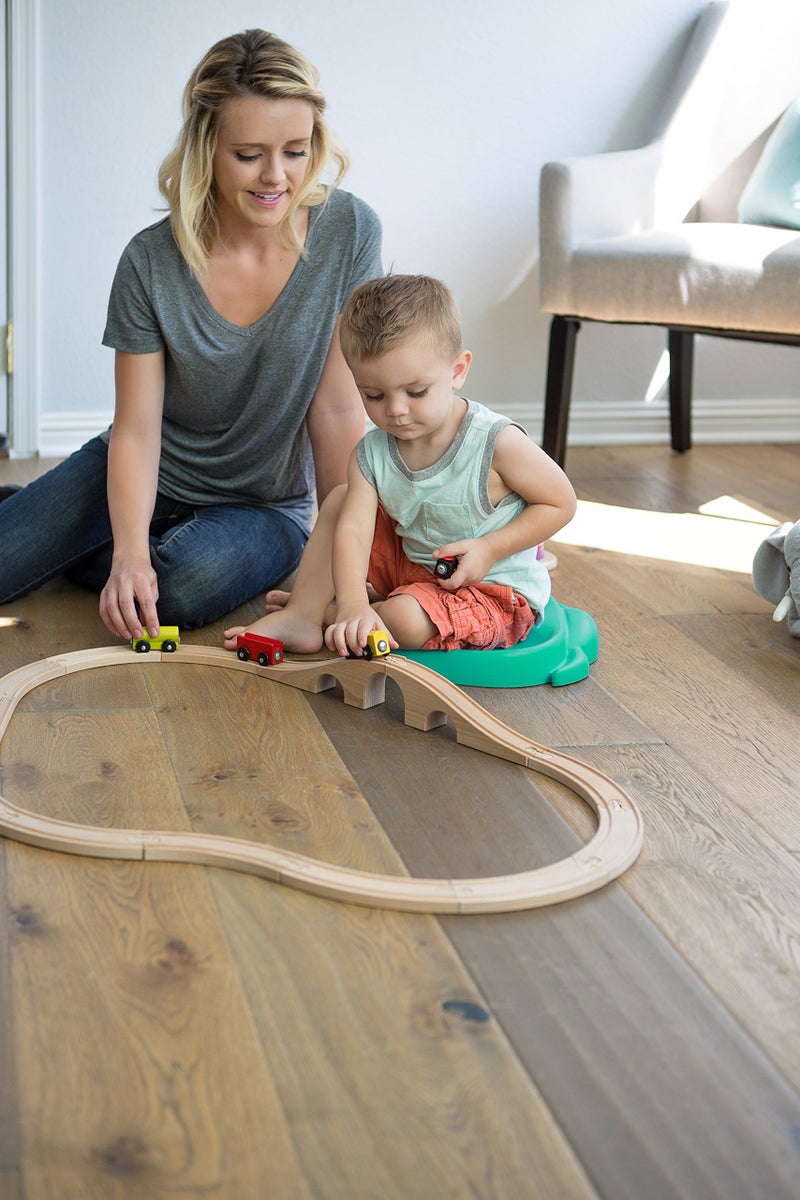 Bumbo Elipad, Toddler Floor Seat and Kneeling Pad - Aqua - Image 2