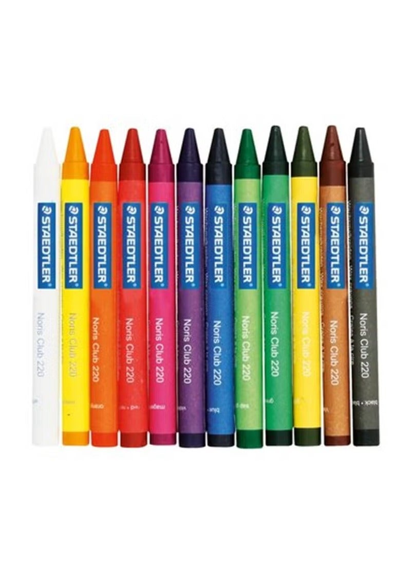 STAEDTLER Wax Crayons 12 Pcs Multicolour  - Image 4