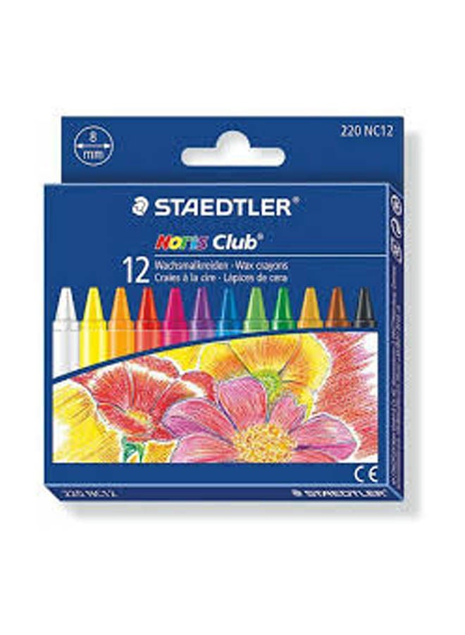 STAEDTLER Wax Crayons 12 Pcs Multicolour  - Image 1