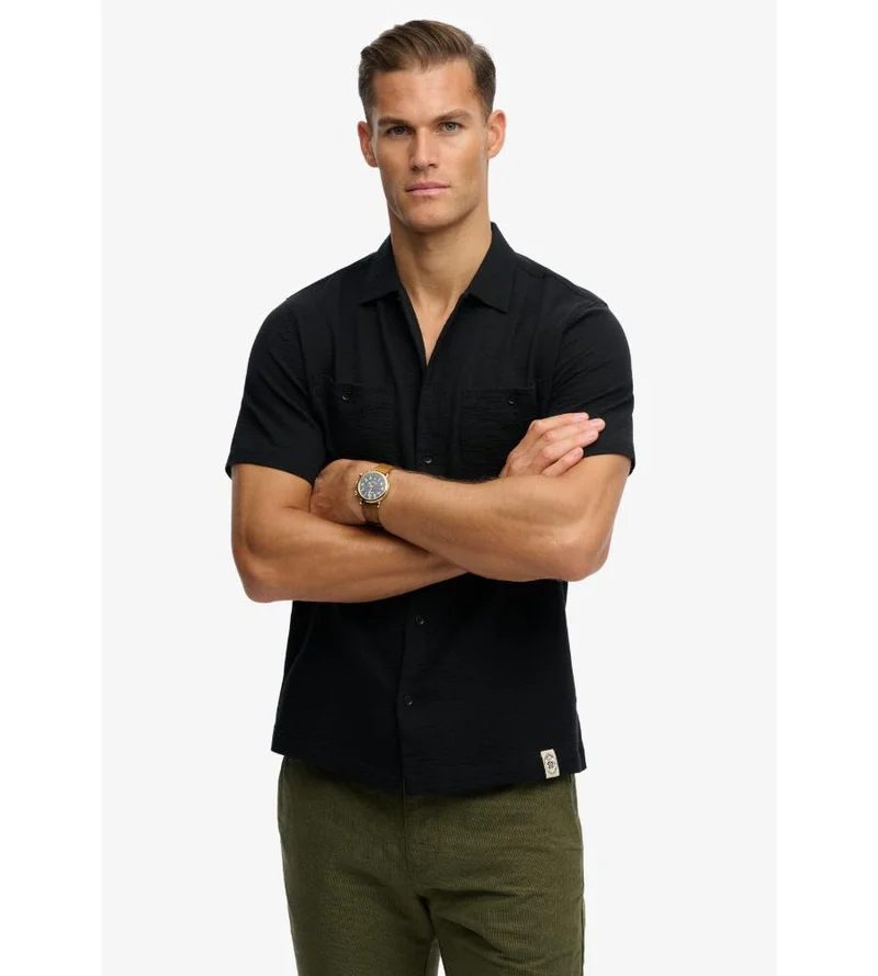 Superdry The Merchant Store - Textured Short Sleeve Shirt