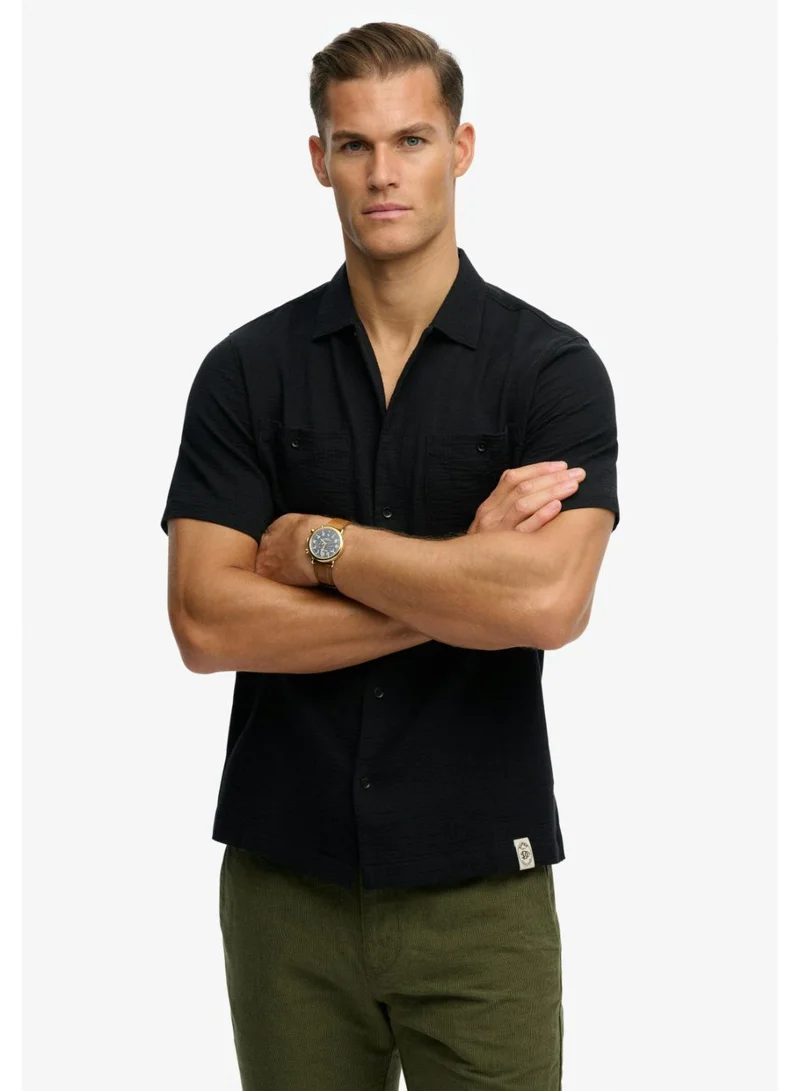 The Merchant Store - Textured Short Sleeve Shirt