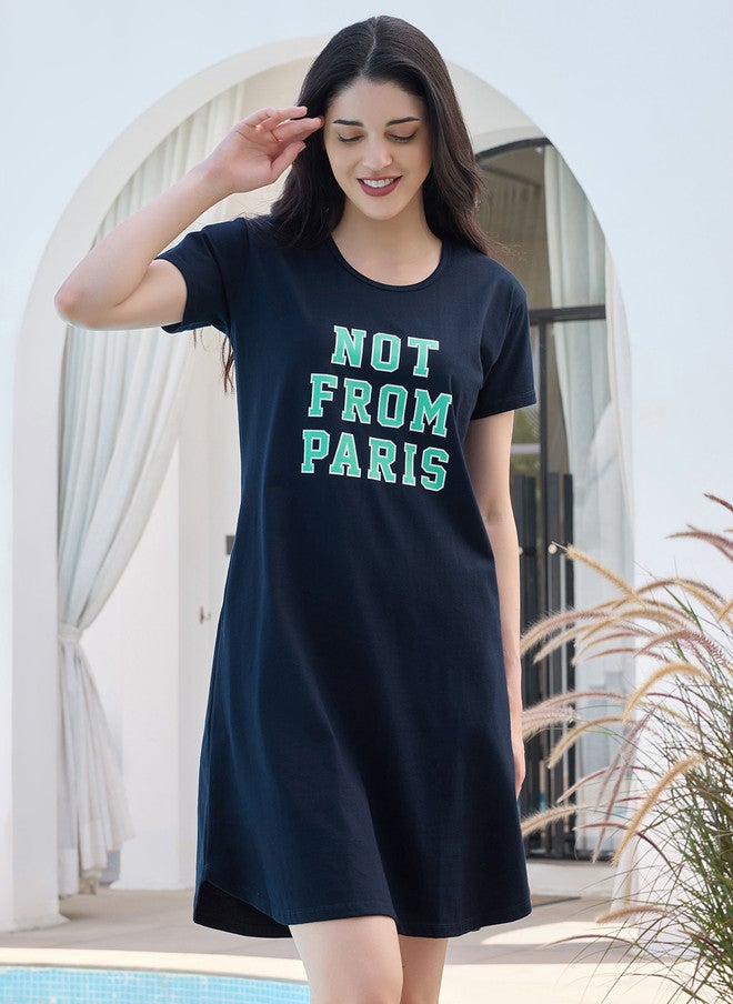 beebelle ETC X beebelle Women Printed T-shirt Nightdress - Image 2
