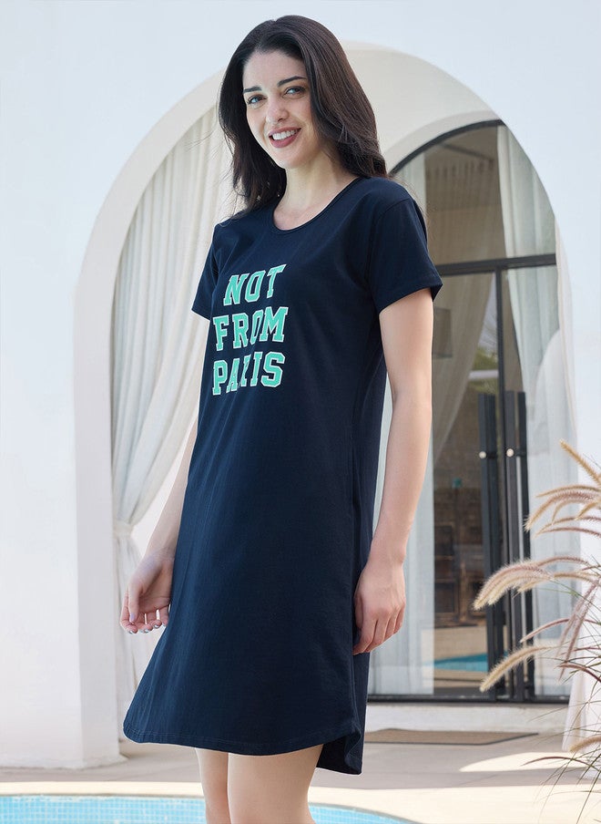 beebelle ETC X beebelle Women Printed T-shirt Nightdress - Image 4