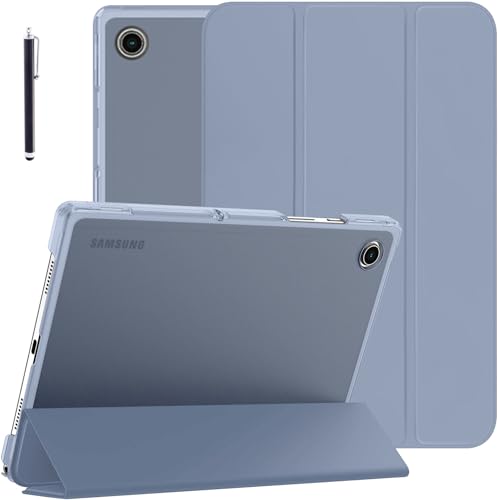 Robustrion Cover for Samsung Galaxy Tab A11 8.7 inch/Tab A9 8.7" Cover Case, Flip Stand Cover Case for Samsung Galaxy Tab A9 / A11 Tablet Cover with Transparent Back - Blue Grey - Image 1