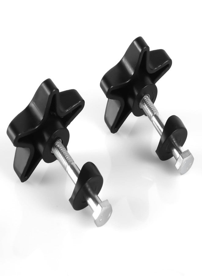 PEUTIER مجموعة من قطع غيار مقابض المشاية ذات العجلات من PEUTIER، قطعتان، مقابض بلاستيكية سوداء مريحة، قطع غيار عالمية للمشايات ذات العجلات، مقبض 4.4 سم/1.7 بوصة، حلقة 1.9 سم/0.75 بوصة - Image 1