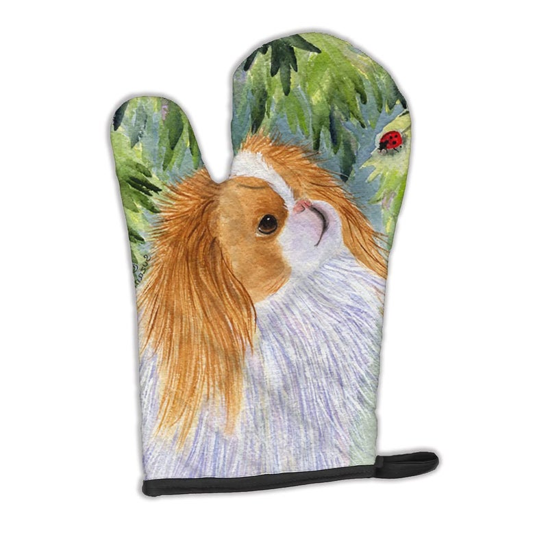 Caroline's Treasures Carolines Treasures SS8260OVMT Japanese Chin Oven Mitt Heat Resistant Thick Oven Mitt for Hot Pans and Oven Kitchen Mitt Protect Hands Cooking Baking Glove 