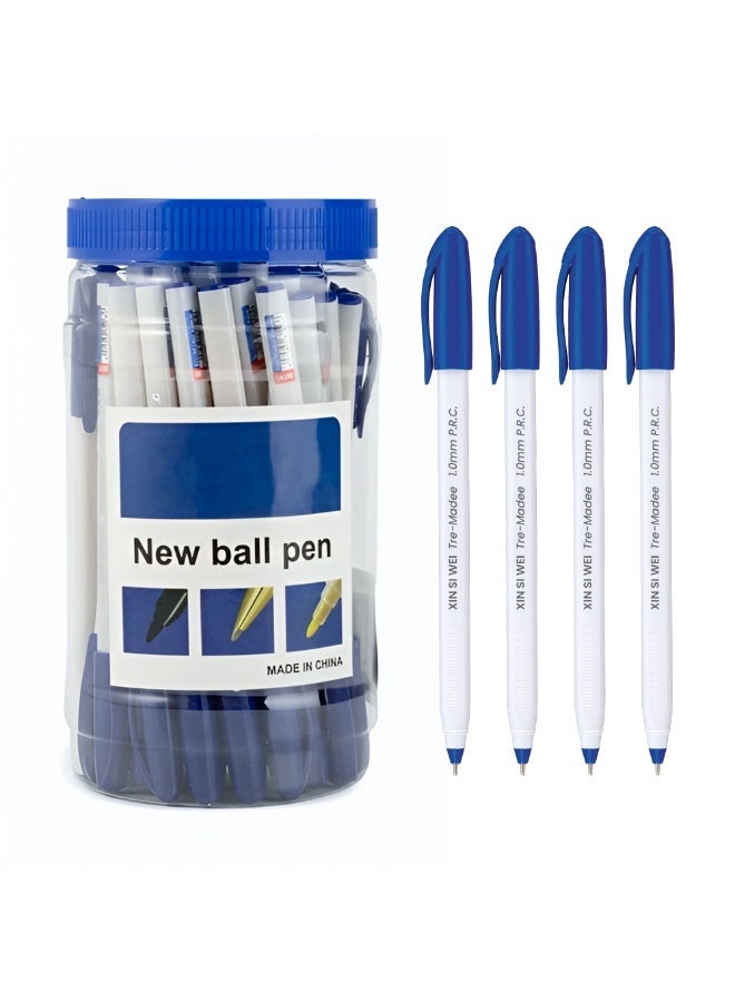 Duravel  Ballpoint Pen 42 Pcs Black 3 Pcs and Red 3 Pcs, 48 Pcs Set - Image 1