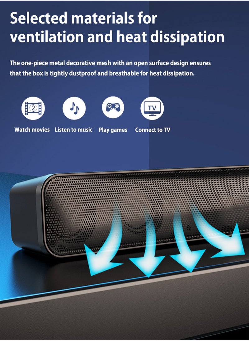 BONKS - Computer speakers, RGB gaming computer speakers, PC speakers with dynamic lighting, audio light synchronization, USB power supply, Bluetooth connection, BT and Aux 3.5 jack connection - Image 1