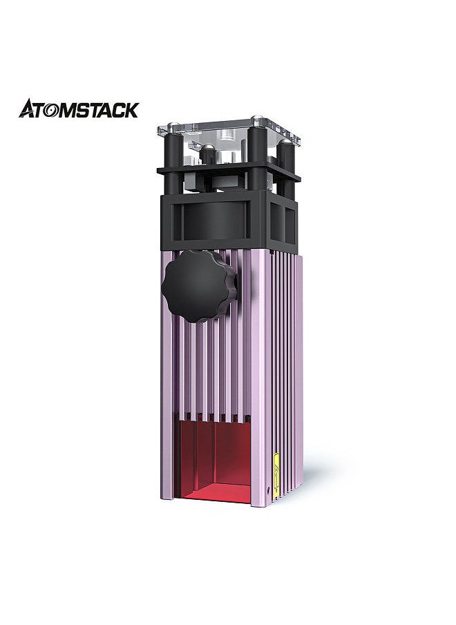 40W 455nm Engraving Laser Module Compatible with A5 Laser Engraving Cutting Machine Eye Protection Upgraded Fixed-focus Laser Head 5-5.5W Optical Power for CNC Laser Engraver Cutting Machine
