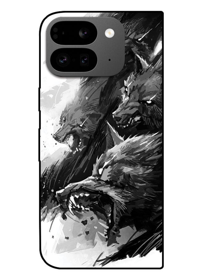 الصيد العين غطاء حماية مطبوع لهاتف Google Pixel Fold - ذئب - Image 1