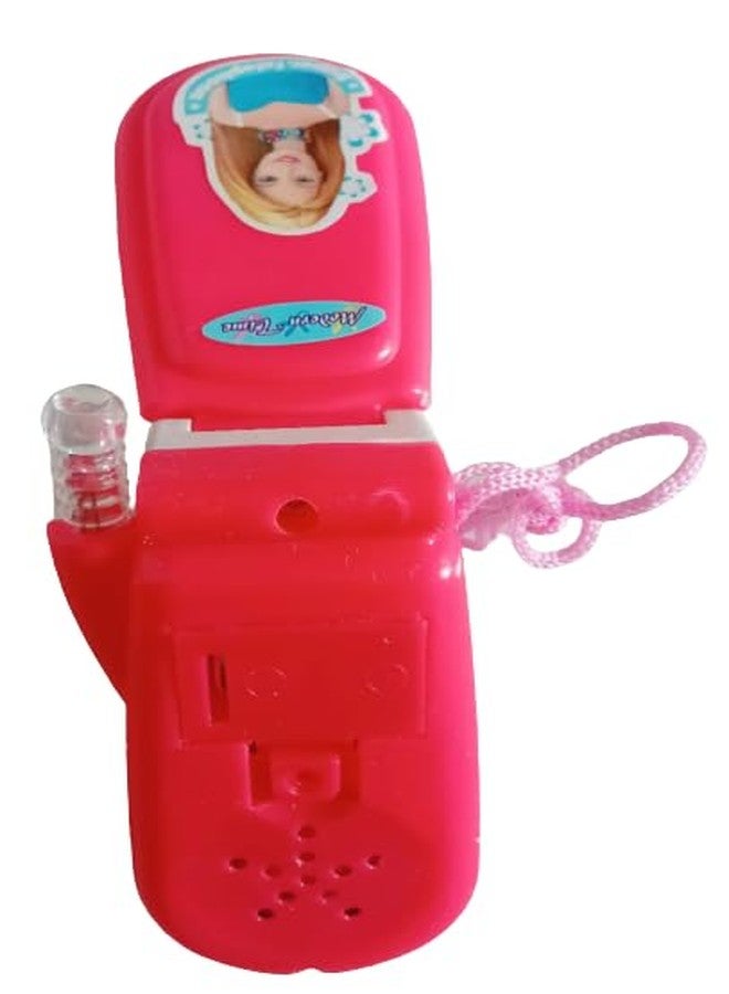 ZOKCY® (Pack of 1 Pcs) Musical Mobile Toy for Kids/Musical Mobile with Lights Sound /Birthday Return Gift/Barbie Play Cell Phone /Musical Toy for Kids Age 3-4-5-6-7 - Image 4